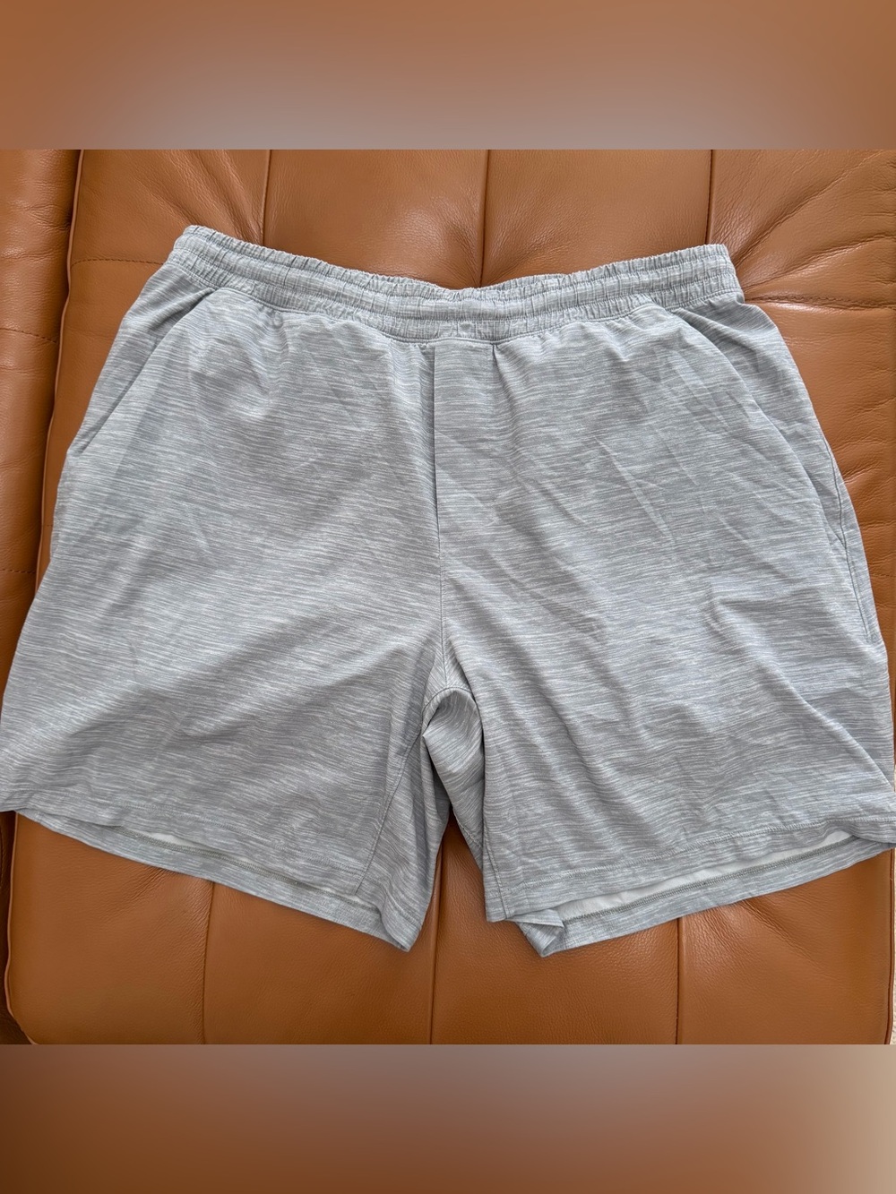 lululemon athletica Light Gray Men’s Athletic Shorts